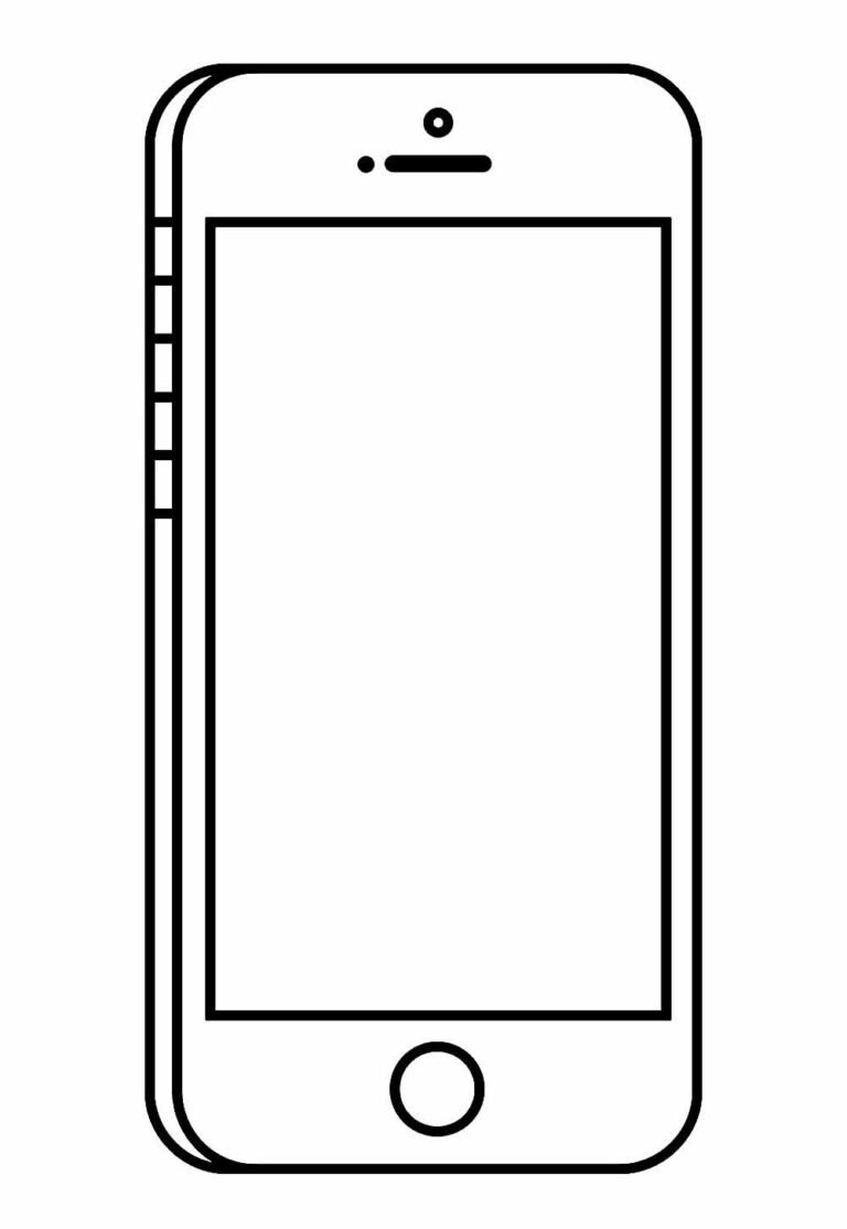 Desenhos de Celular para Colorir e Pintar - Tudo Para Colorir