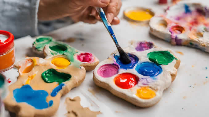 Aprenda como pintar biscuit