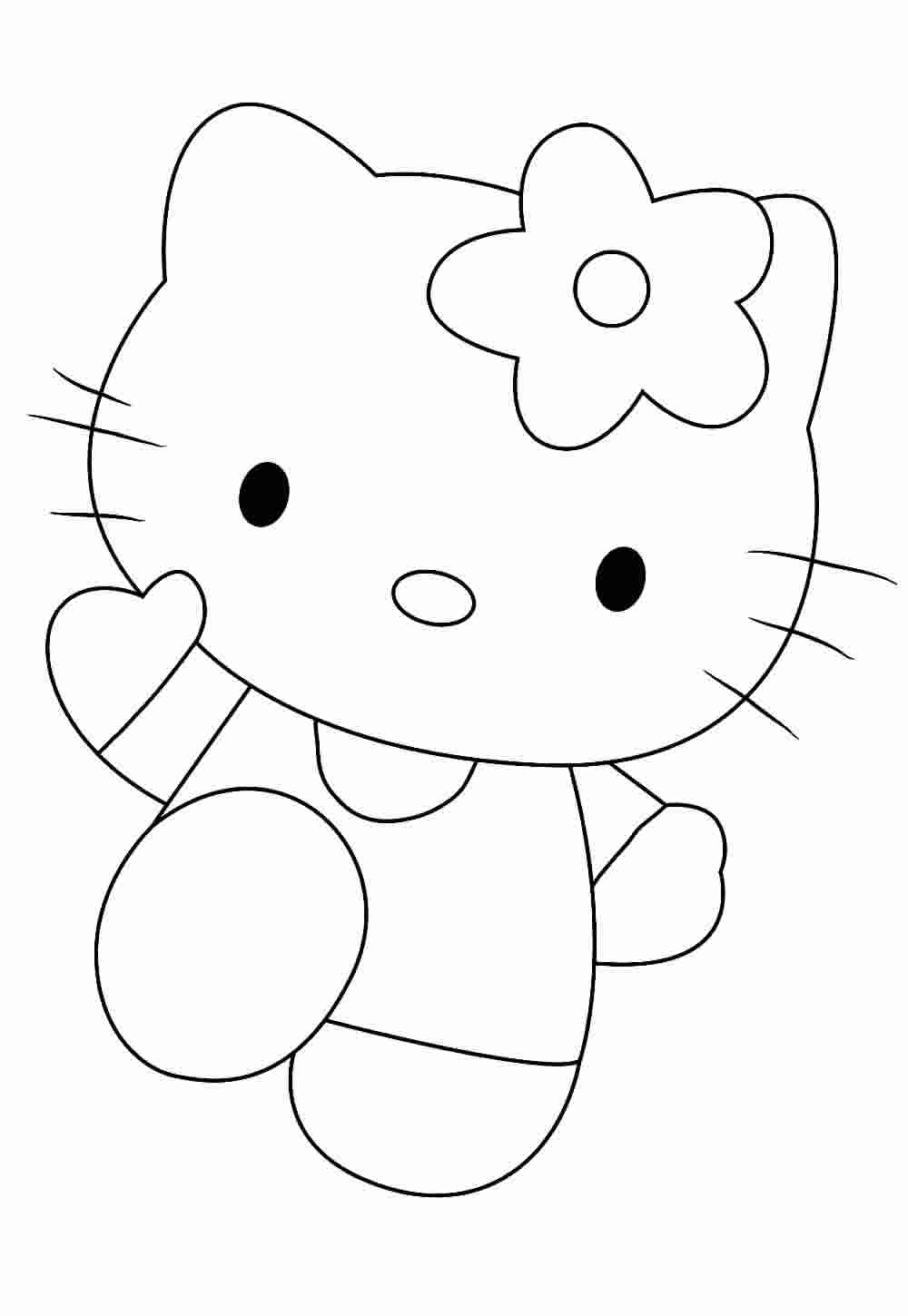Desenho Hello Kitty Colorir