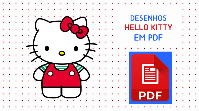 Desenhos da Hello Kitty em PDF