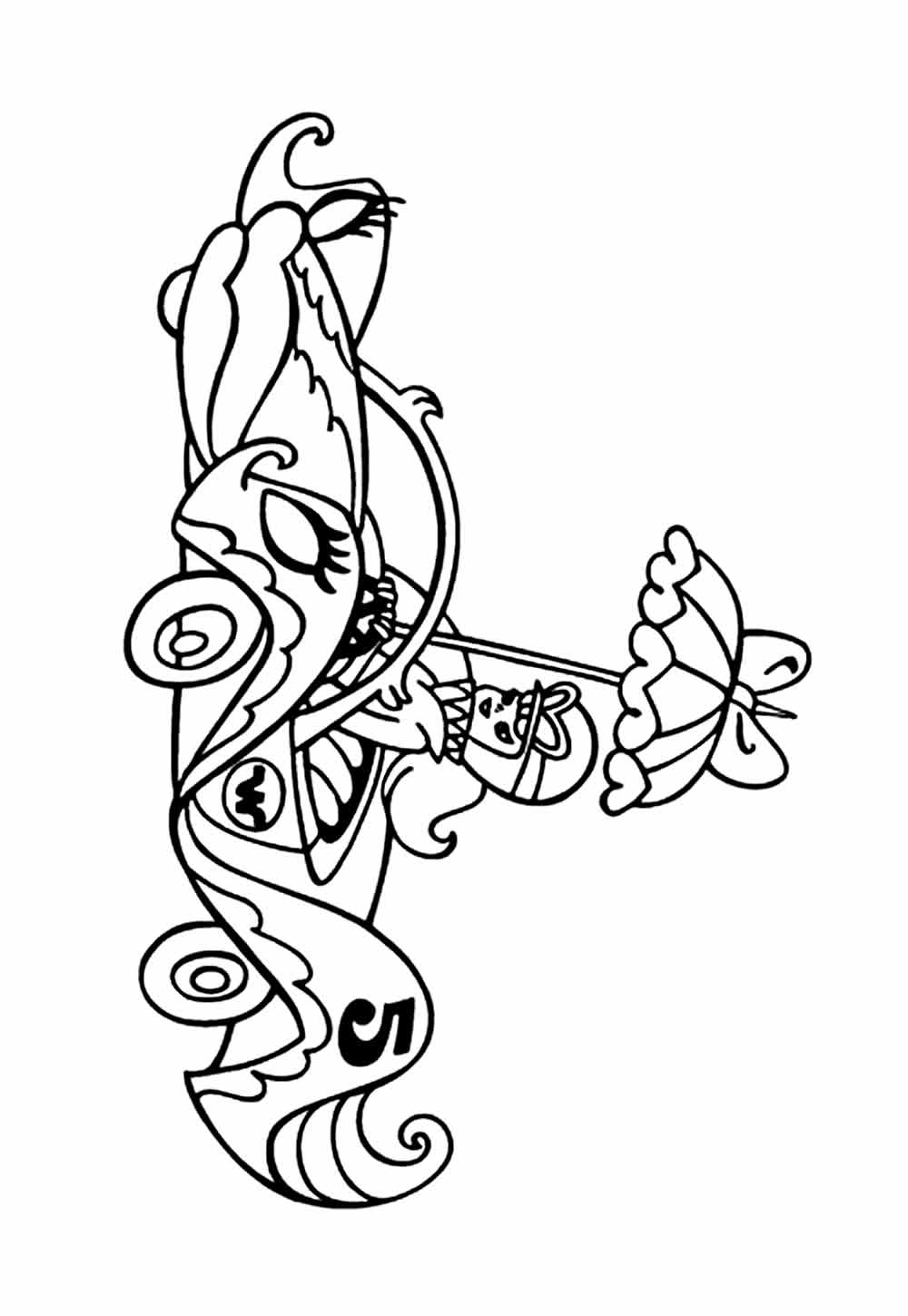 Desenho do Carro da Penélope Charmosa para Colorir