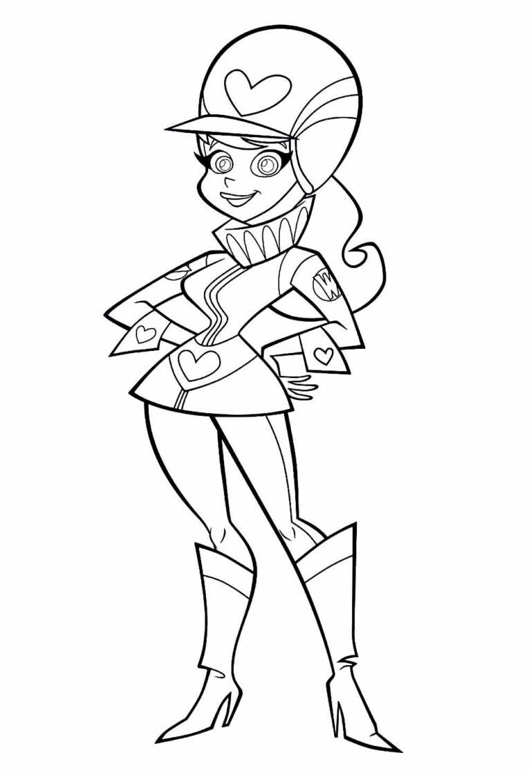 Desenhos da Penélope Charmosa para Colorir - Tudo Para Colorir