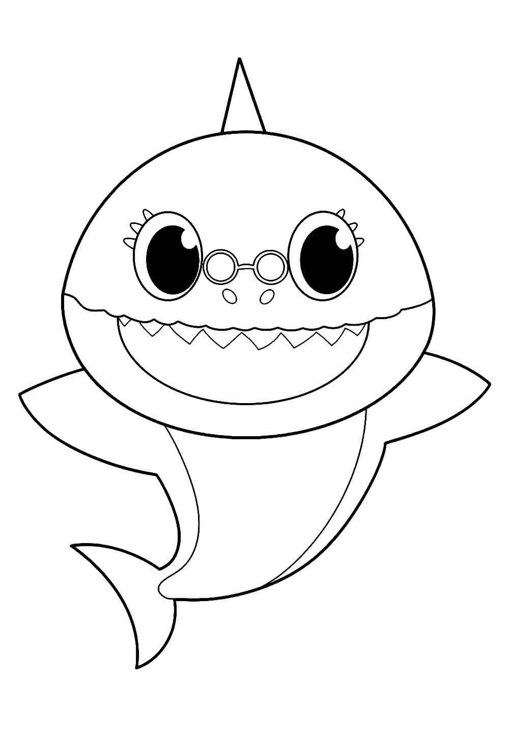 Desenho do Baby Shark