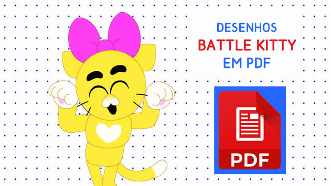Desenhos de Battle Kitty em PDF