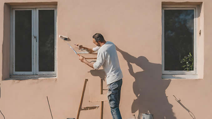 Como pintar o muro da casa