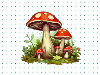 Desenhos de Cogumelo para colorir