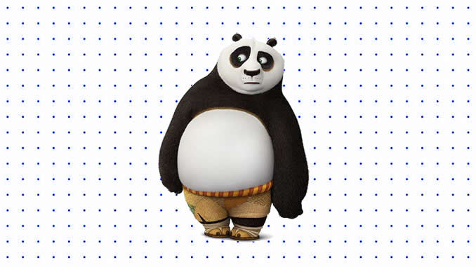 Desenhos do Kung Fu Panda para colorir