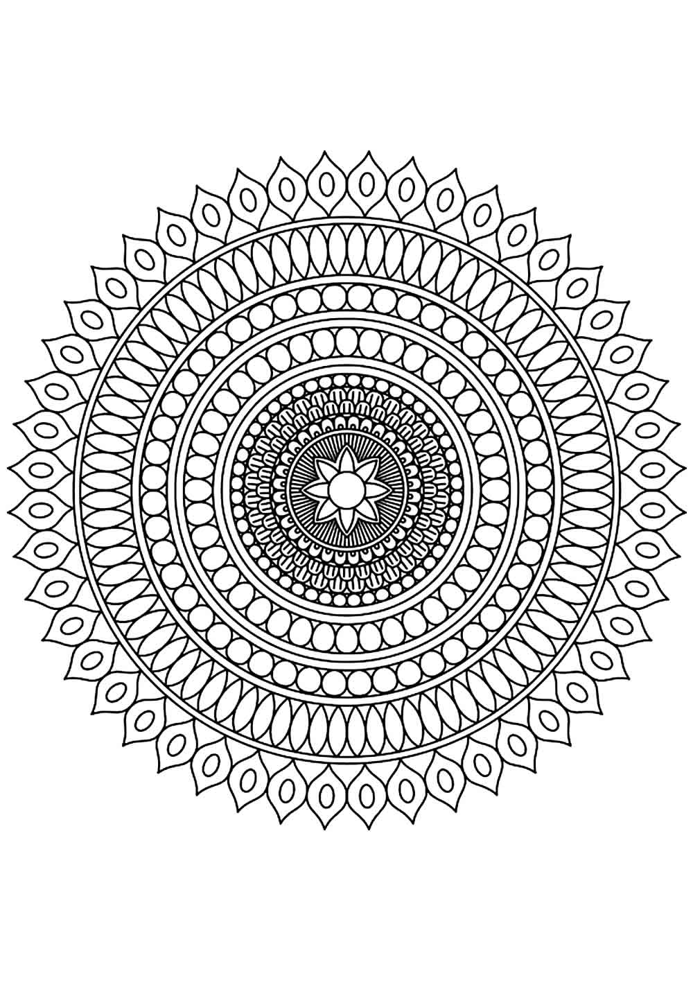 Desenho de Mandala
