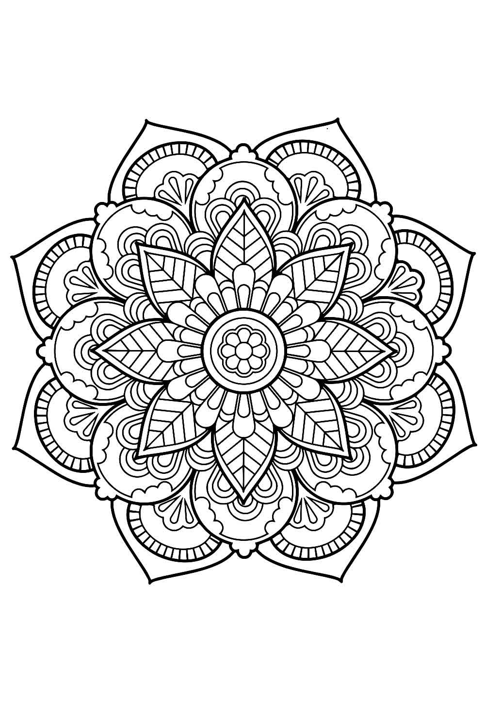 Desenhos de Mandala