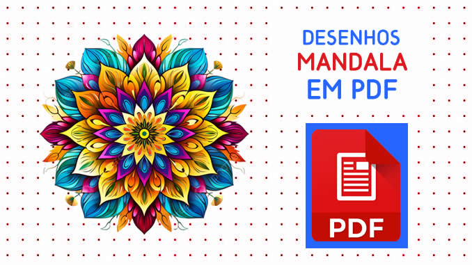 Desenhos de Mandala em PDF