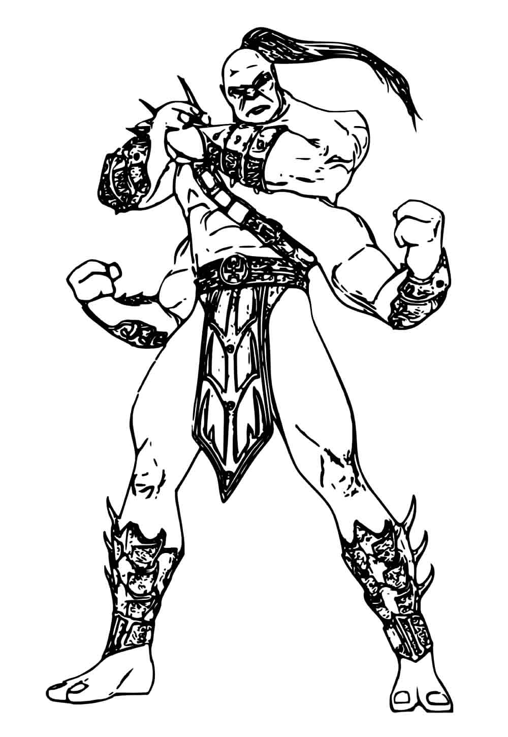 Desenho de Goro do Mortal Kombat