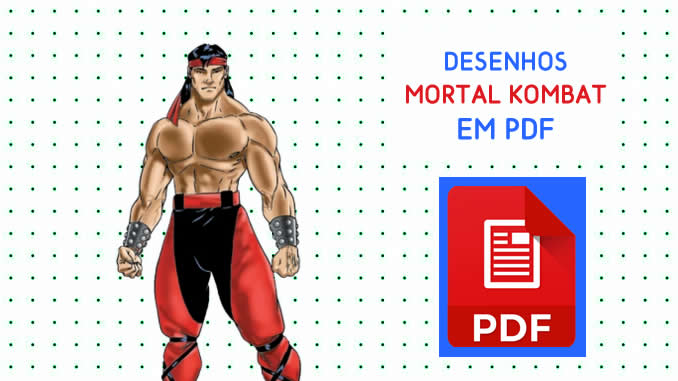 Desenhos de Mortal Kombat em PDF