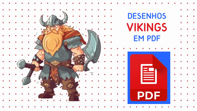 Desenhos de Vikings em PDF