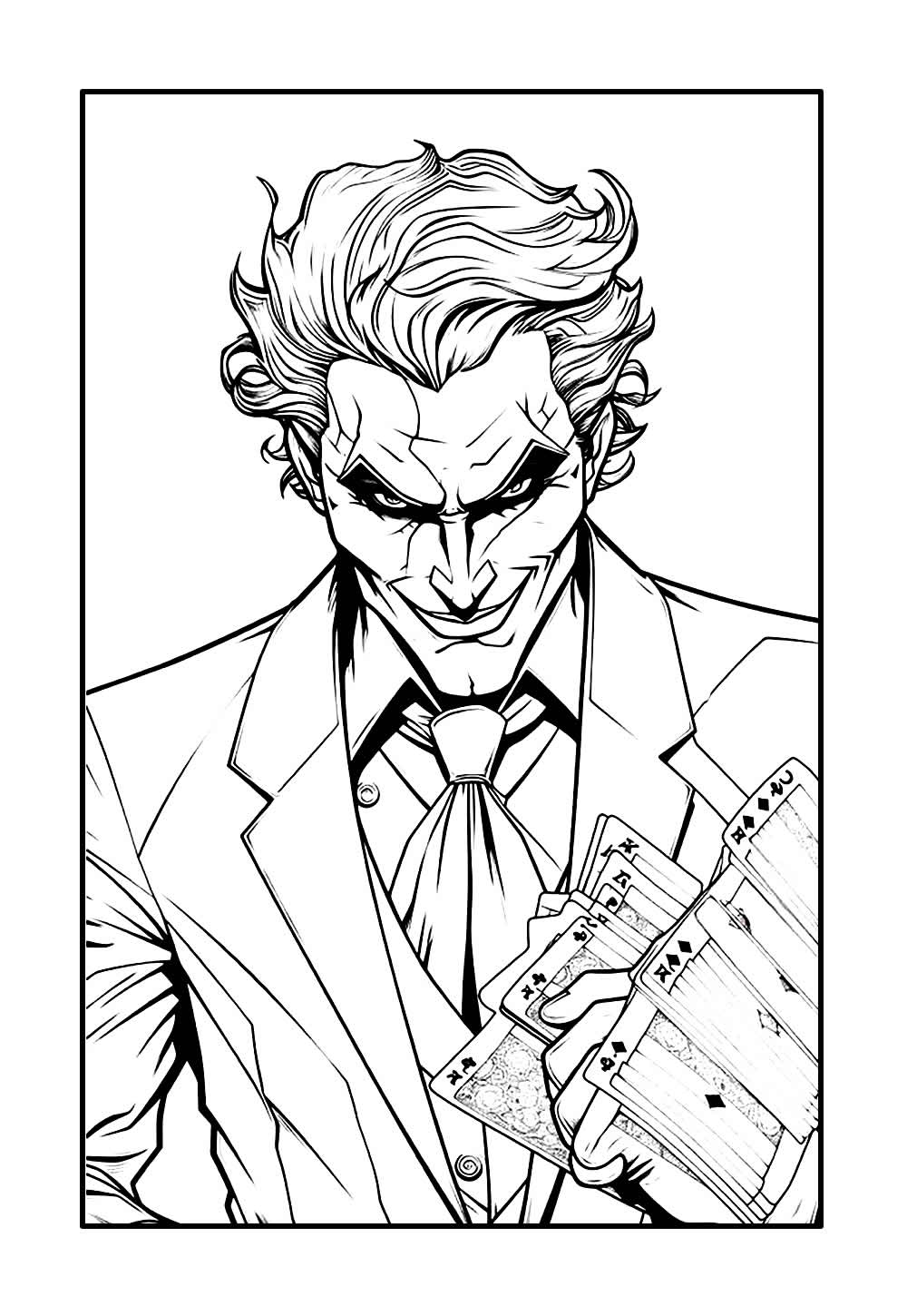 Coringa para colorir