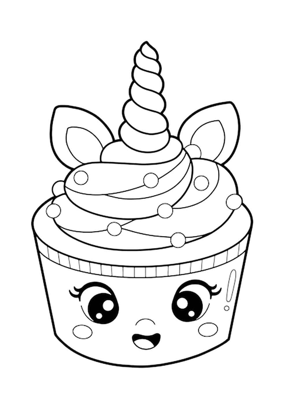 Desenho Cupcake Pintar