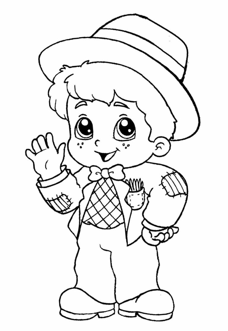 Desenhos de Festa Junina para Colorir e Pintar - Tudo Para Colorir