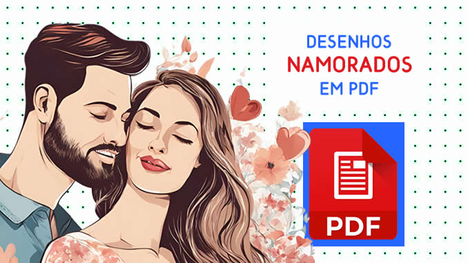 Desenhos de Namorados em PDF
