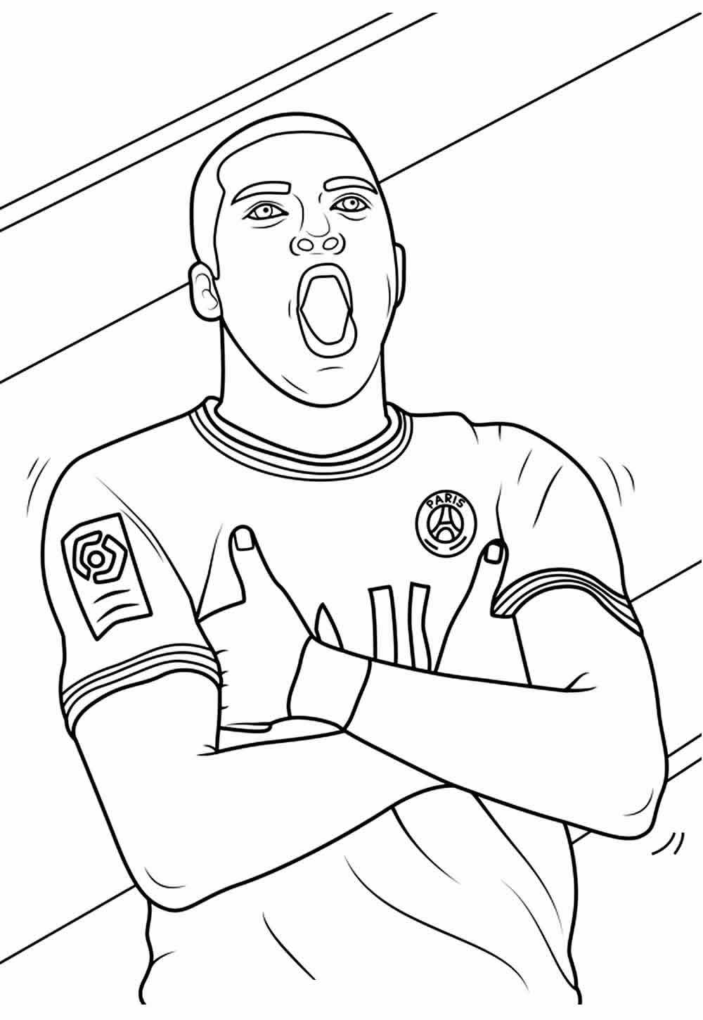 Desenhos Mbappe Clorir