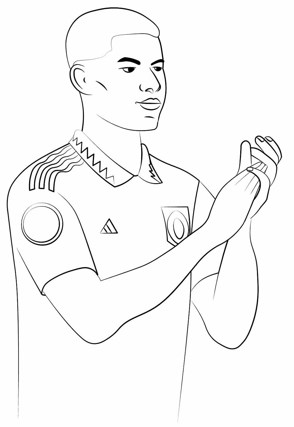 Desenho de Fifa para pintar