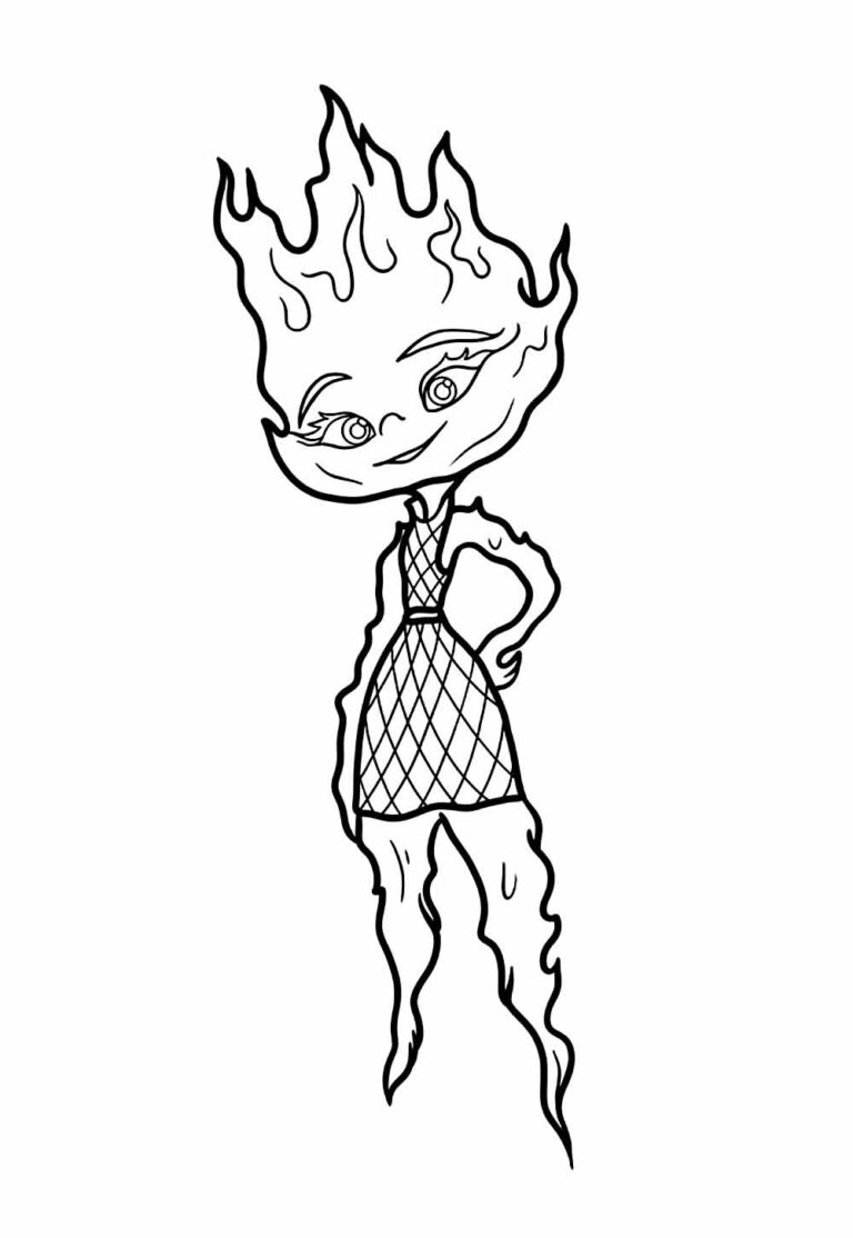 Desenhos de Elementos para Colorir e Pintar - Tudo Para Colorir
