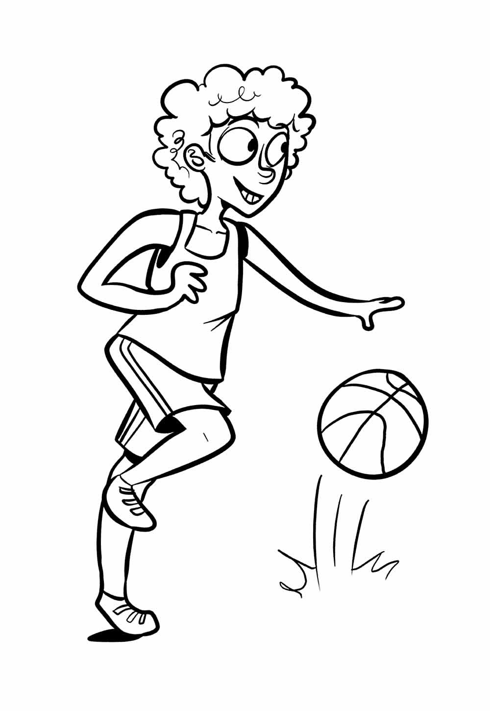 Desenho Basquete Imprimir