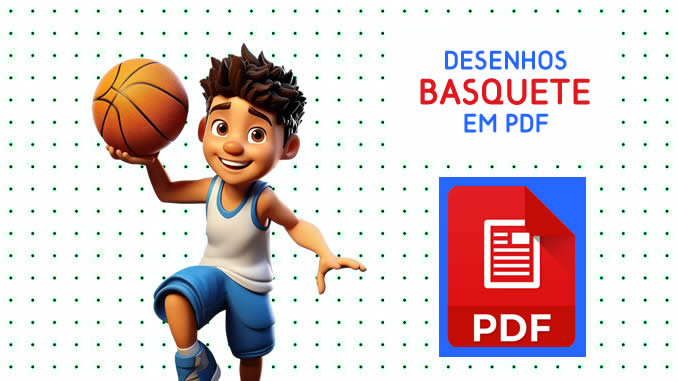 Desenhos de Basquete em PDF