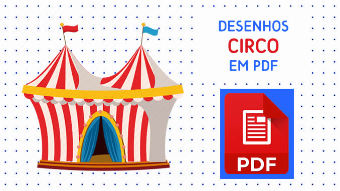 Desenhos de Circo em PDF