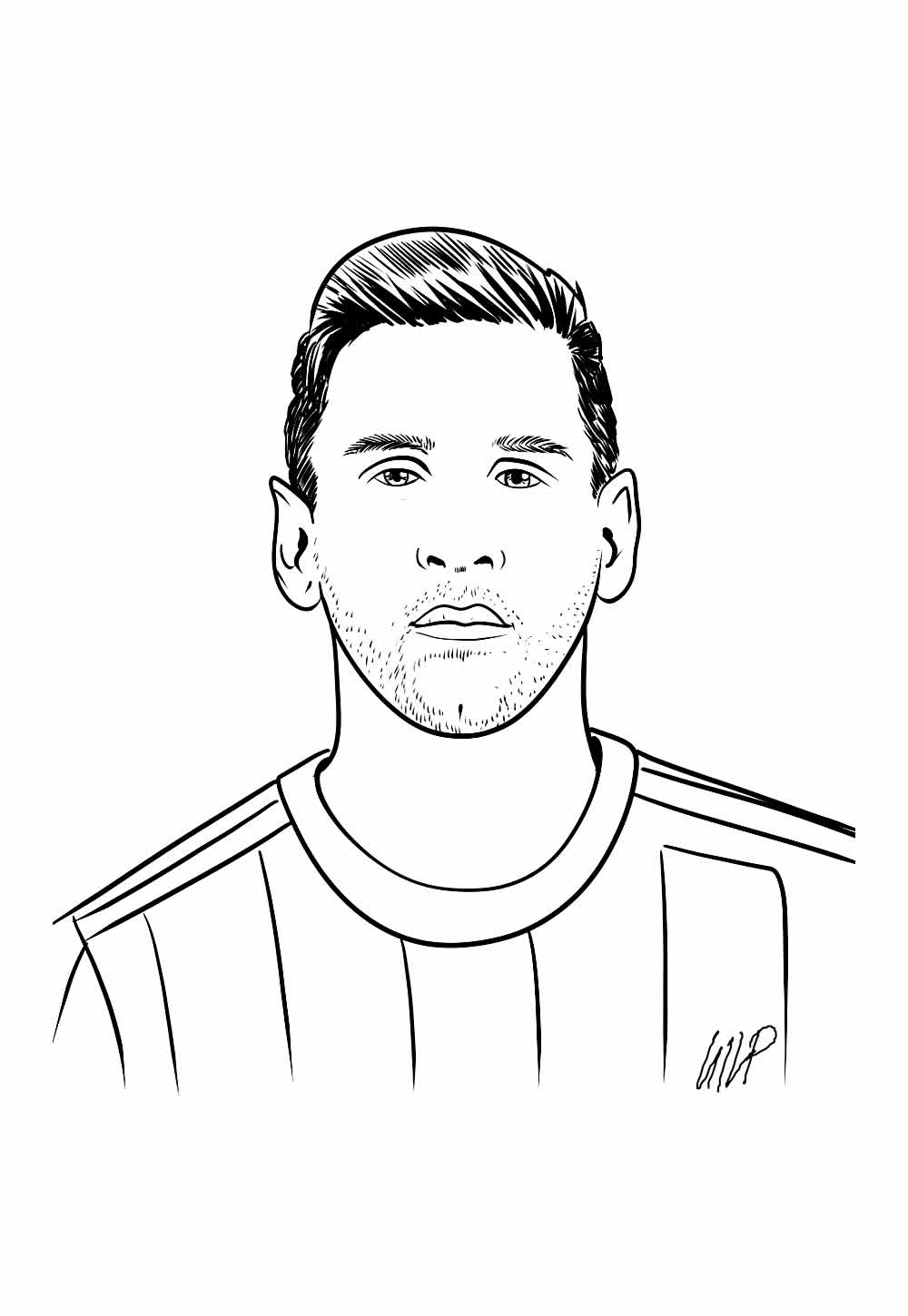 Desenho do Messi