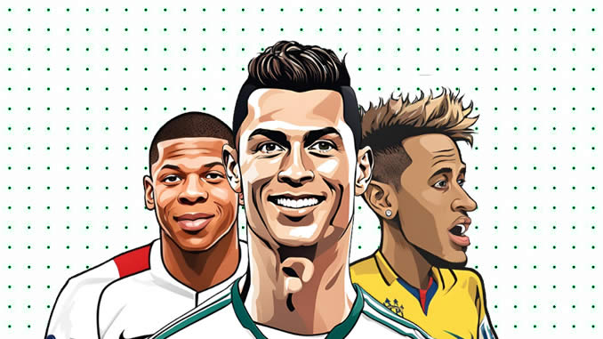 Desenhos de Jogadores de Futebol para colorir