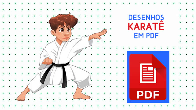 Desenhos de Karatê em PDF