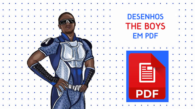 Desenhos de The Boys em PDF