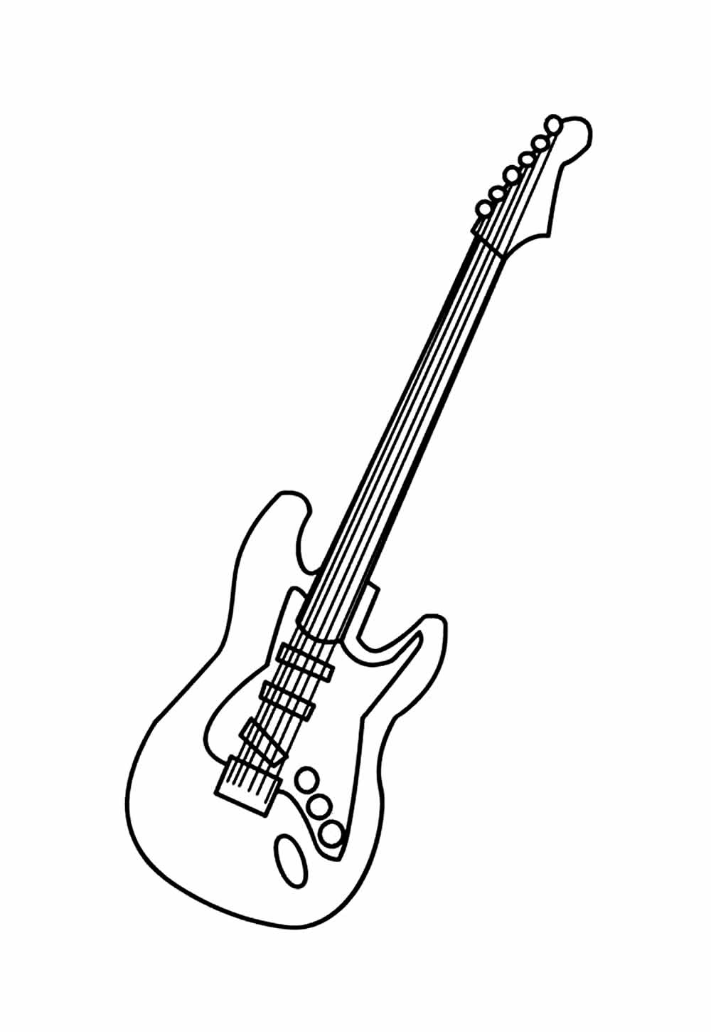 Desenho de Guitarra