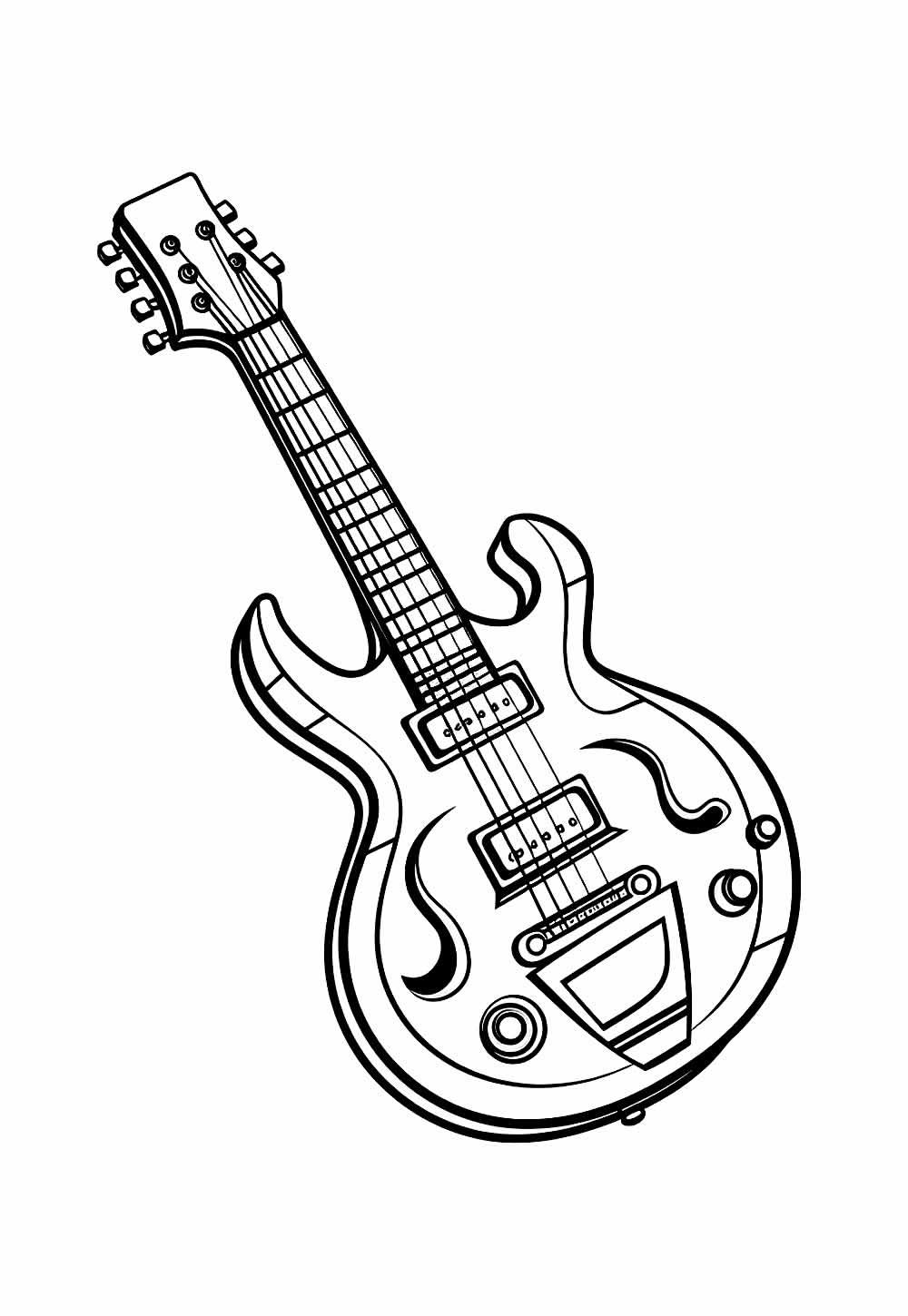 Desenhos Guitarra Pintar