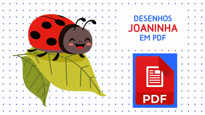 Desenhos de Joaninha em PDF