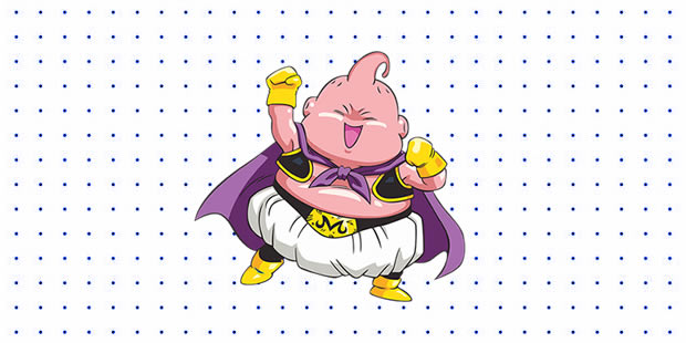 Desenhos de Majin Boo para pintar