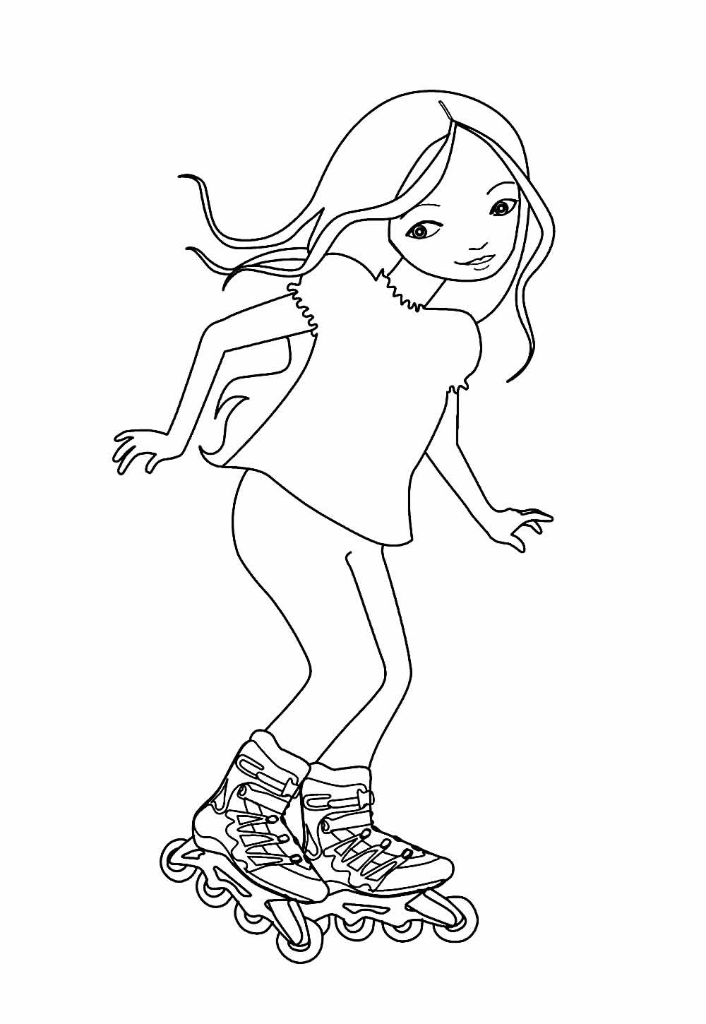 Desenho de Patins