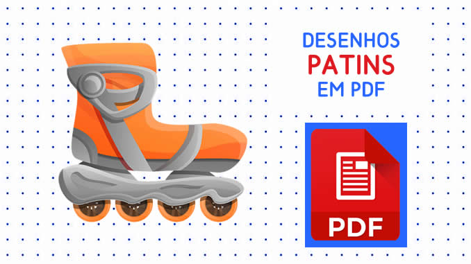 Desenhos de Patins em PDF