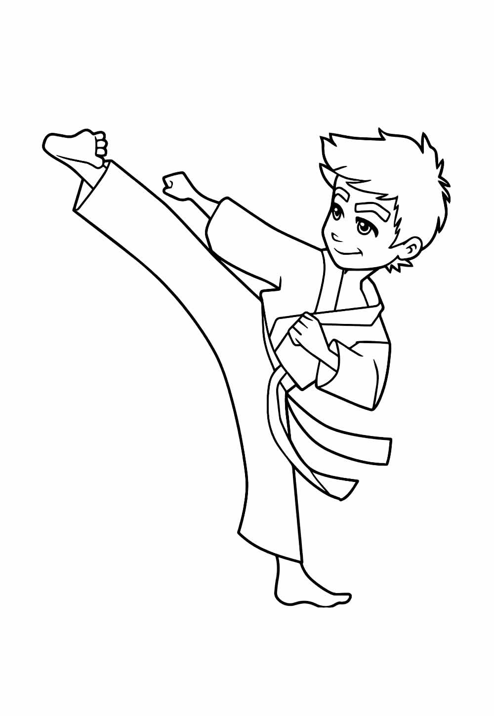 Desenho de Taekwondo