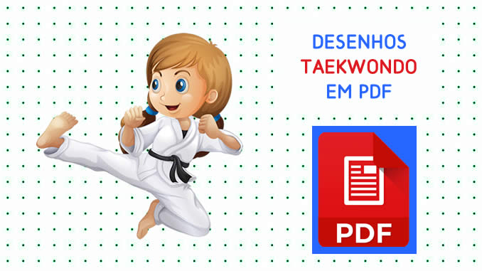 Desenhos de Taekwondo em PDF