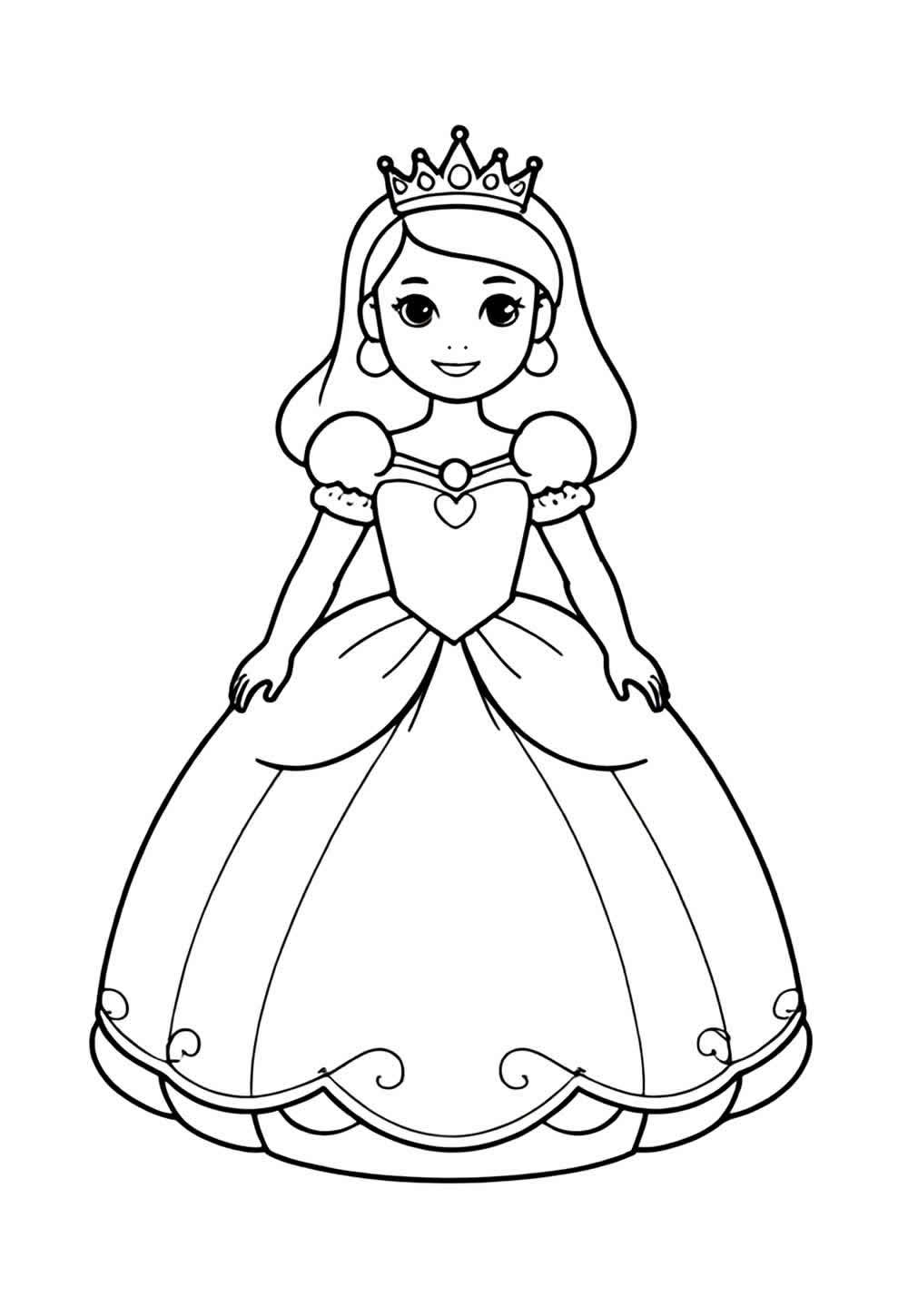 Desenho de Princesa