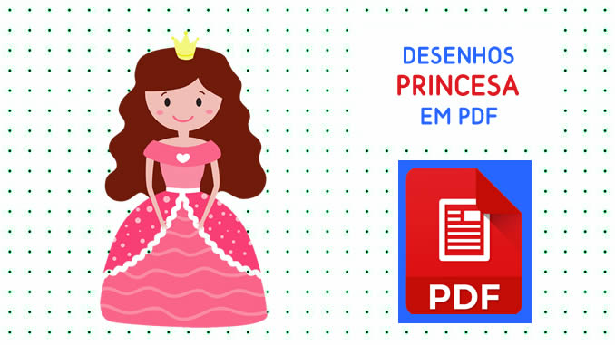 Desenhos de Princesa em PDF