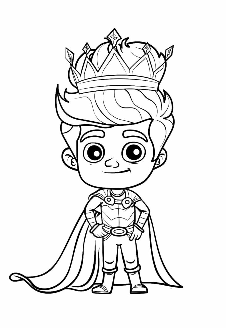 Desenhos de Príncipe para Colorir e Pintar - Tudo Para Colorir