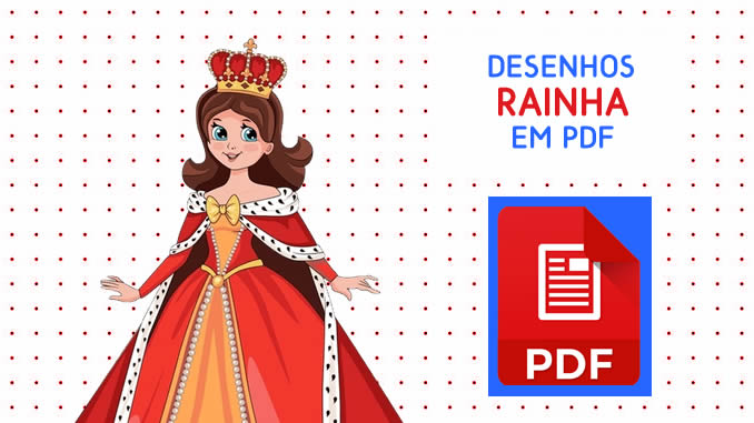 Desenhos de Rainha em PDF