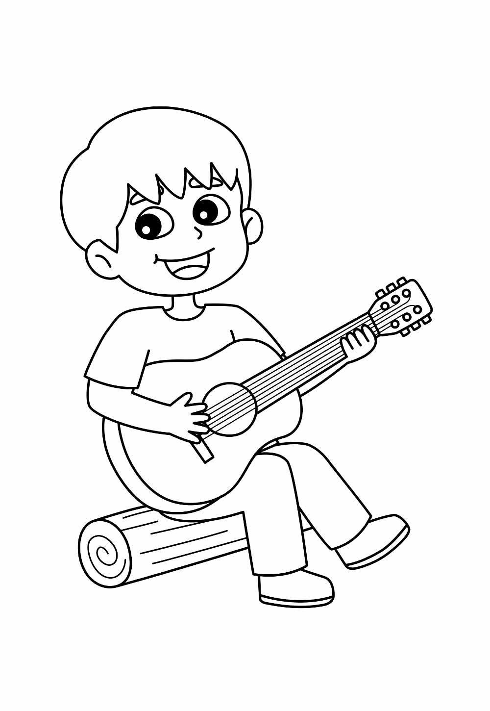 Desenho de Violão