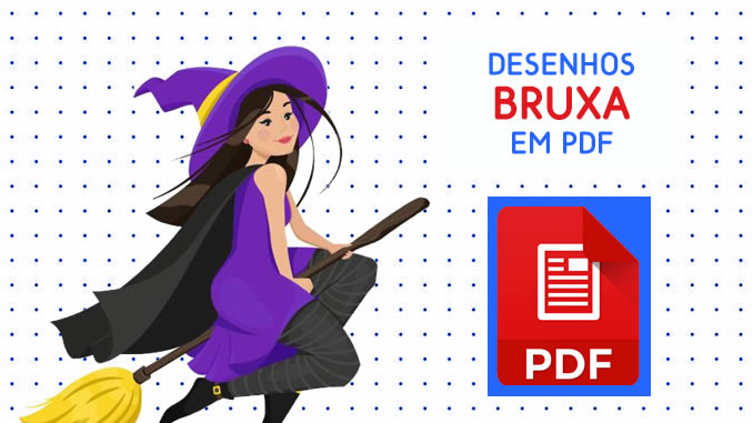 Desenhos de Bruxa em PDF