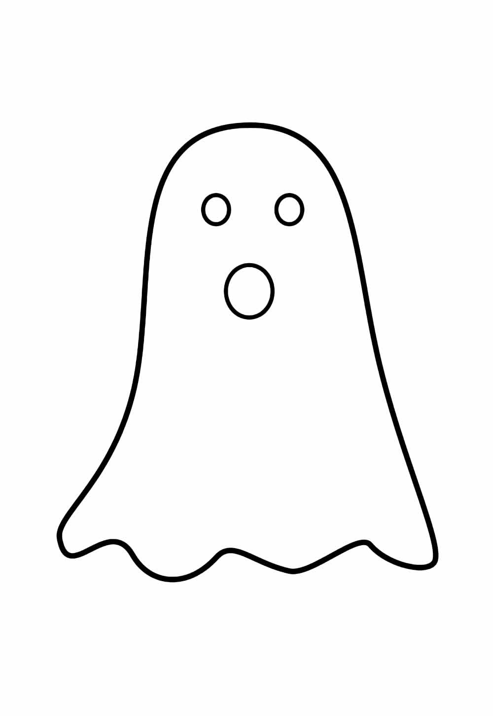 Desenho de Fantasma para colorir