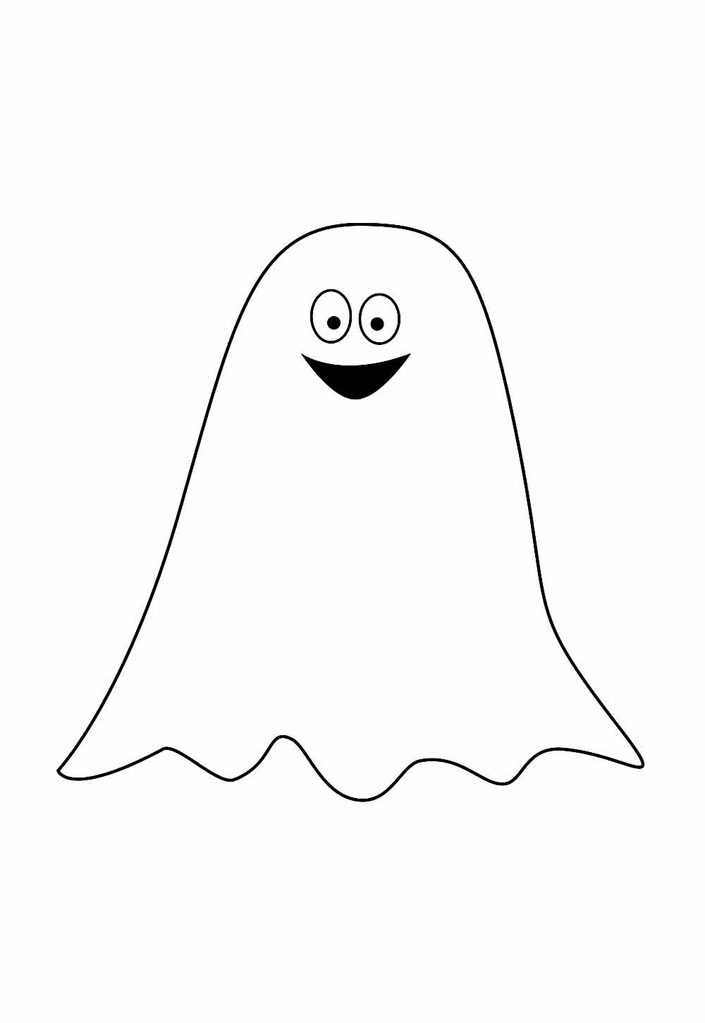 Desenho de Fantasma para colorir