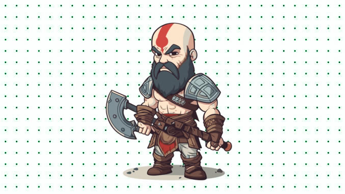 Desenhos de God of War para colorir