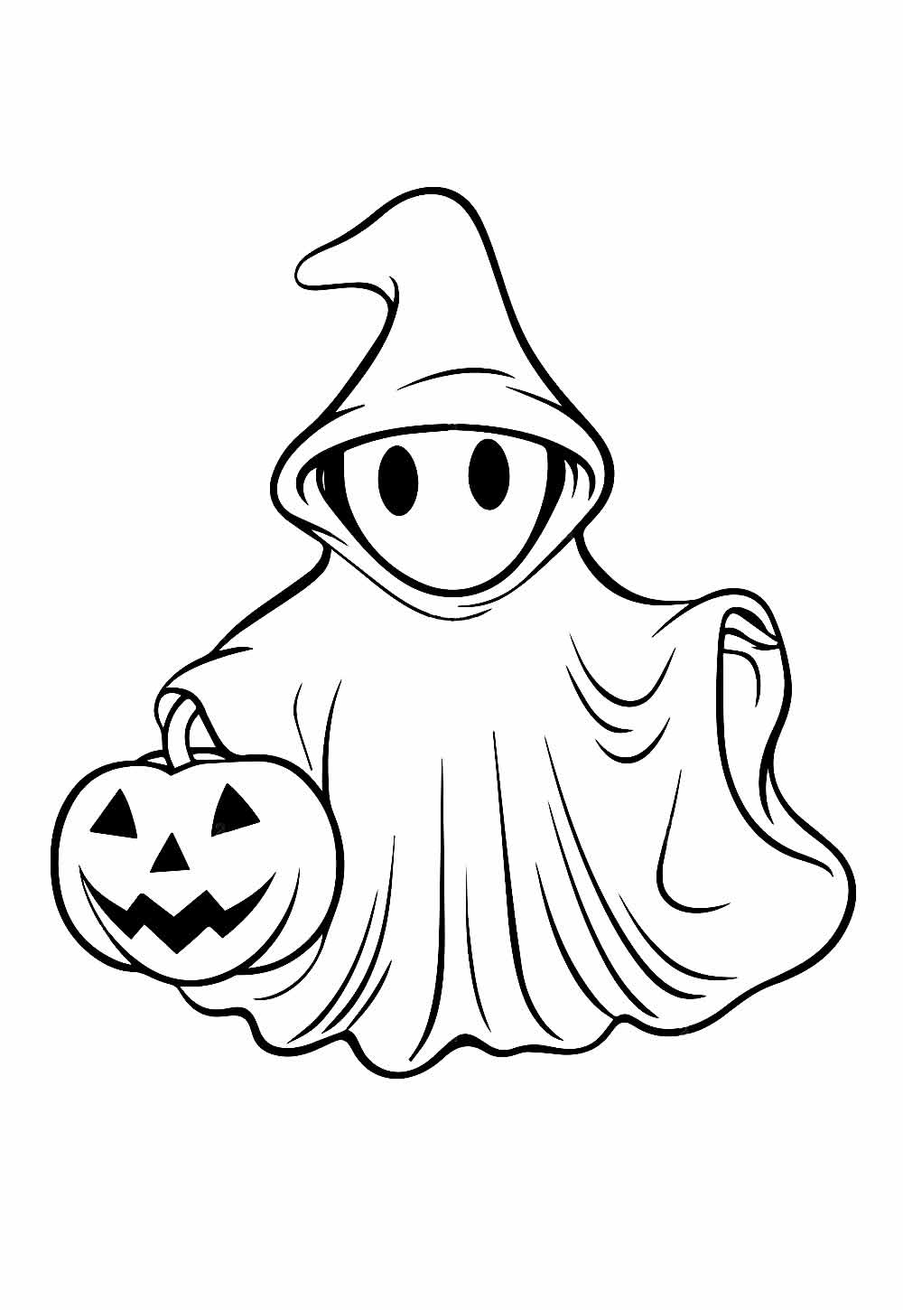 Desenho de Fantasma para colorir