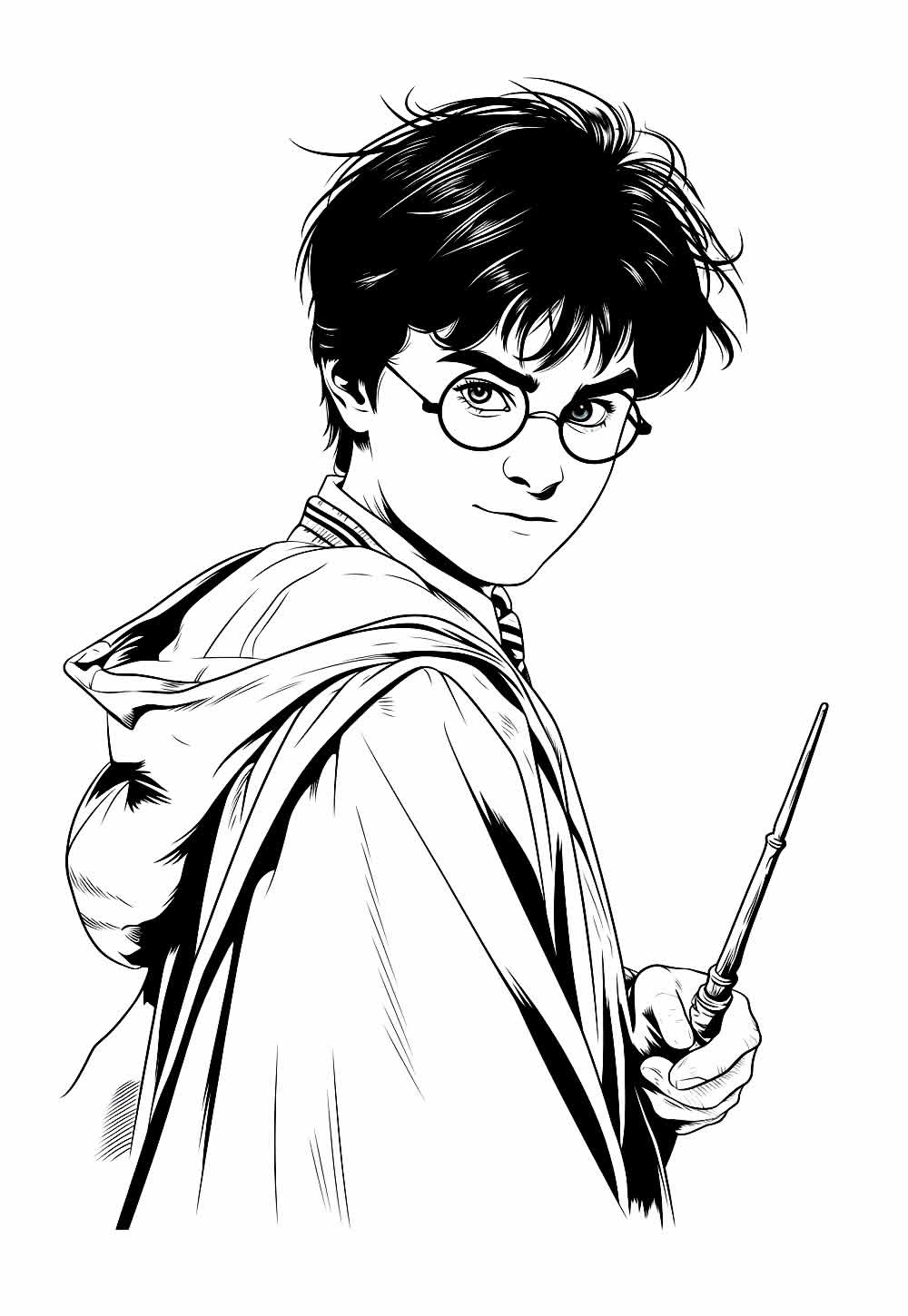 Desenho de Harry Potter